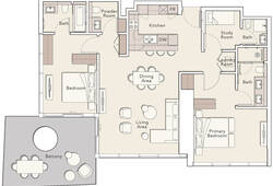 2 bedroom apartment